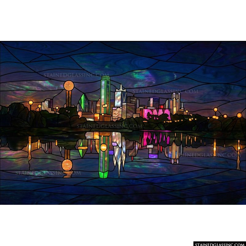 Dallas Skyline Reflection