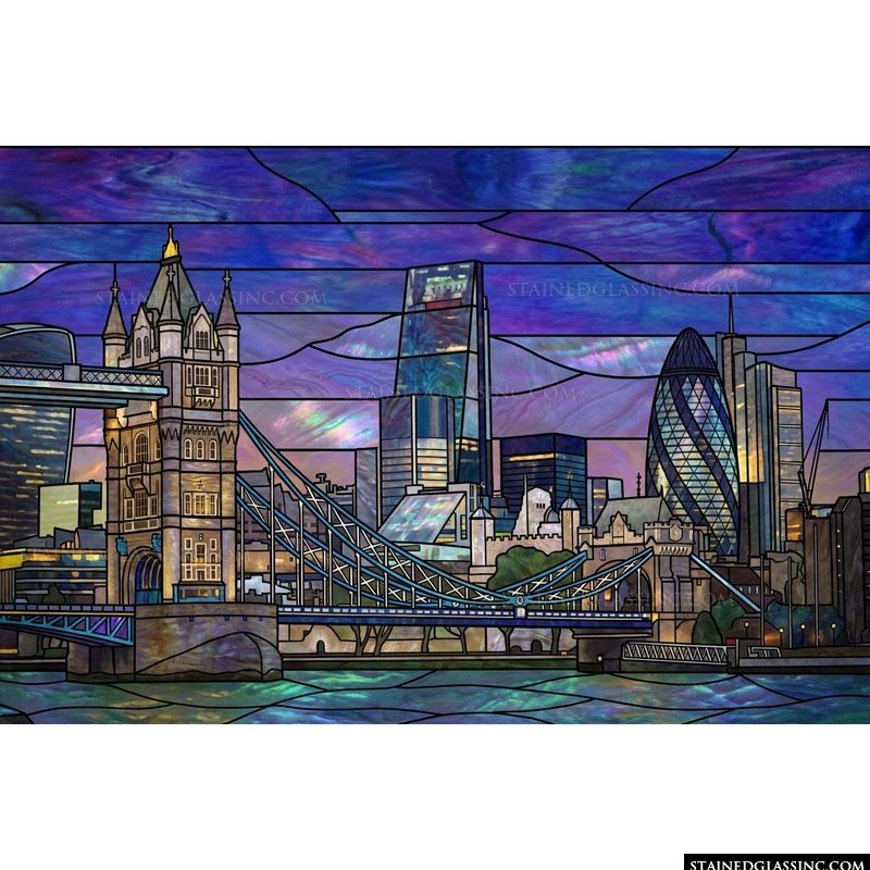 London Twilight Skyline