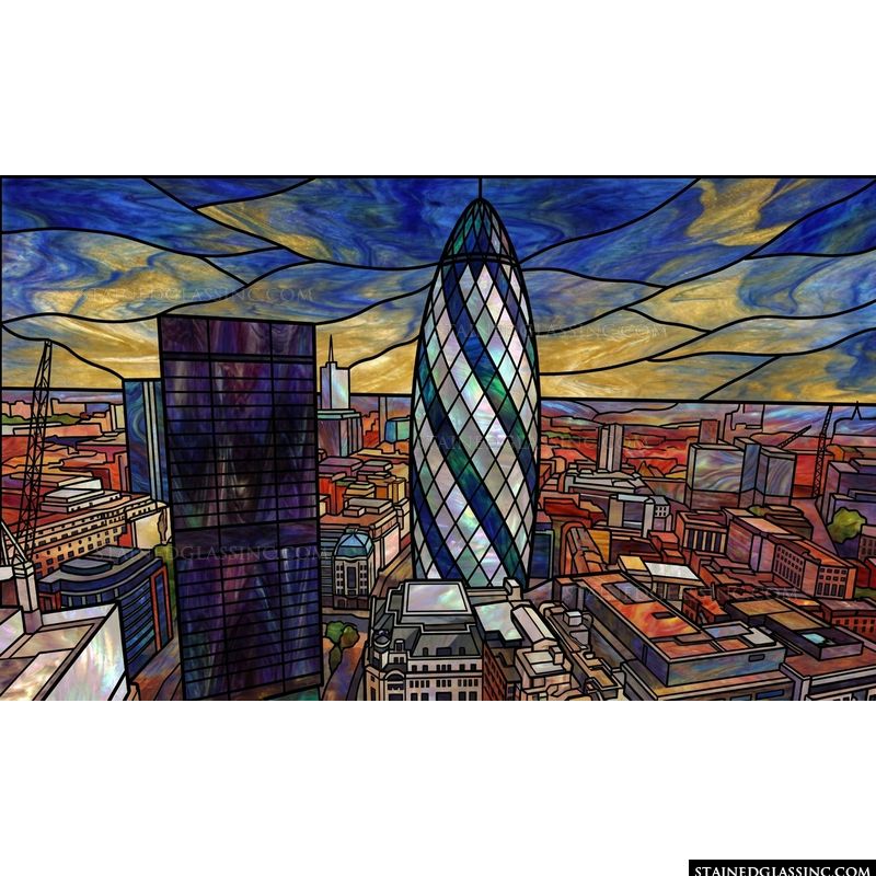 London Skyline at Sunset