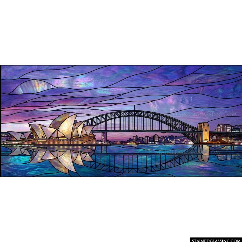 Sydney Opera House and Harbour Bridge at Twilight