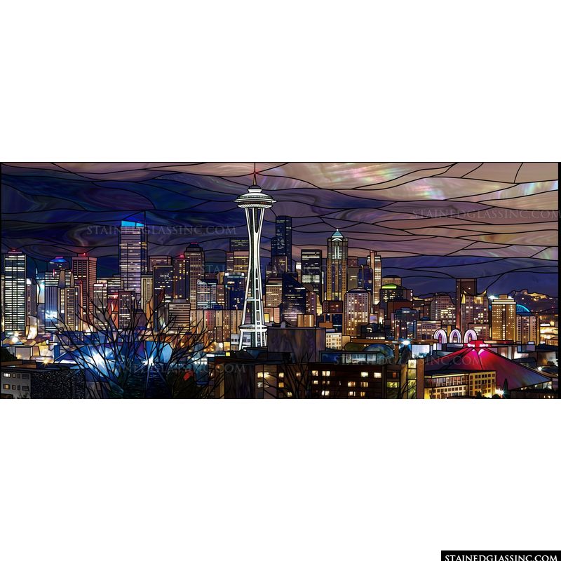 Seattle Skyline at Dusk