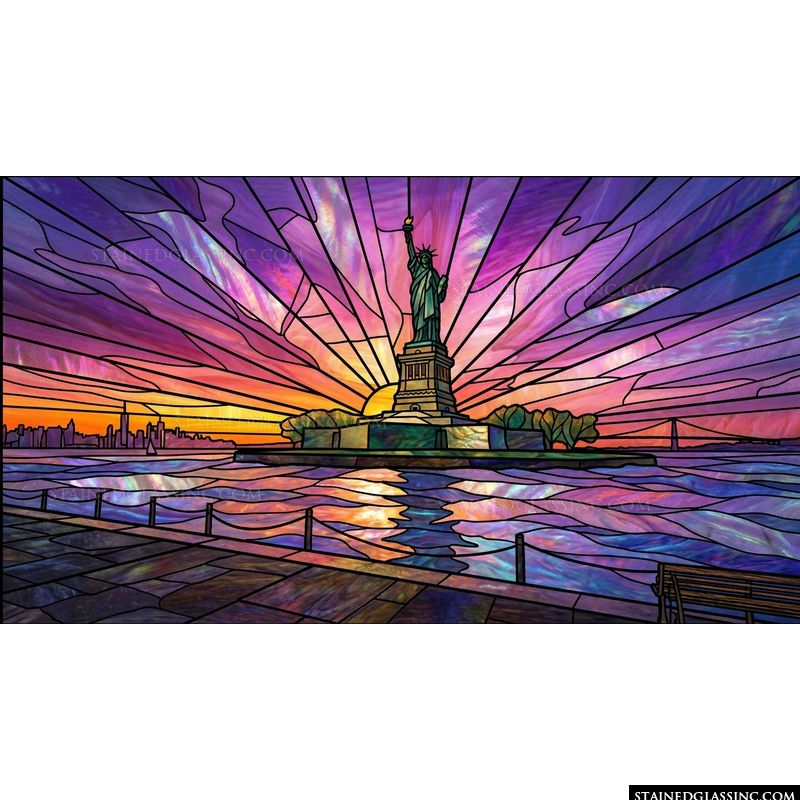 Statue of Liberty at Sunrise