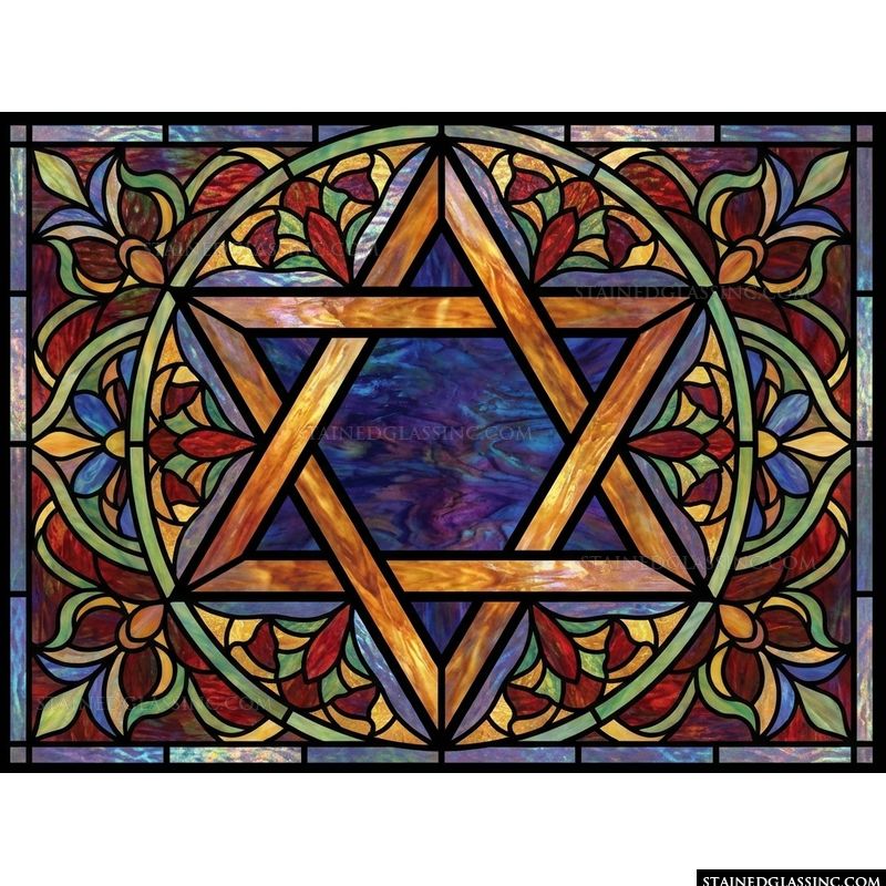 Star of David in Radiant Jewel Tones