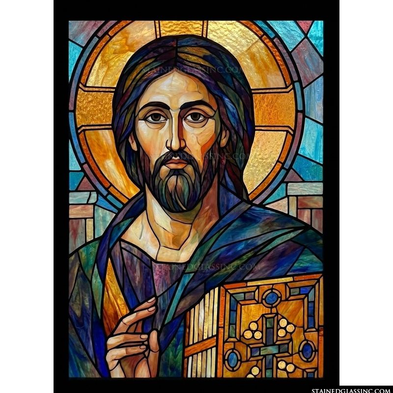 Christ the Savior with Holy Book
