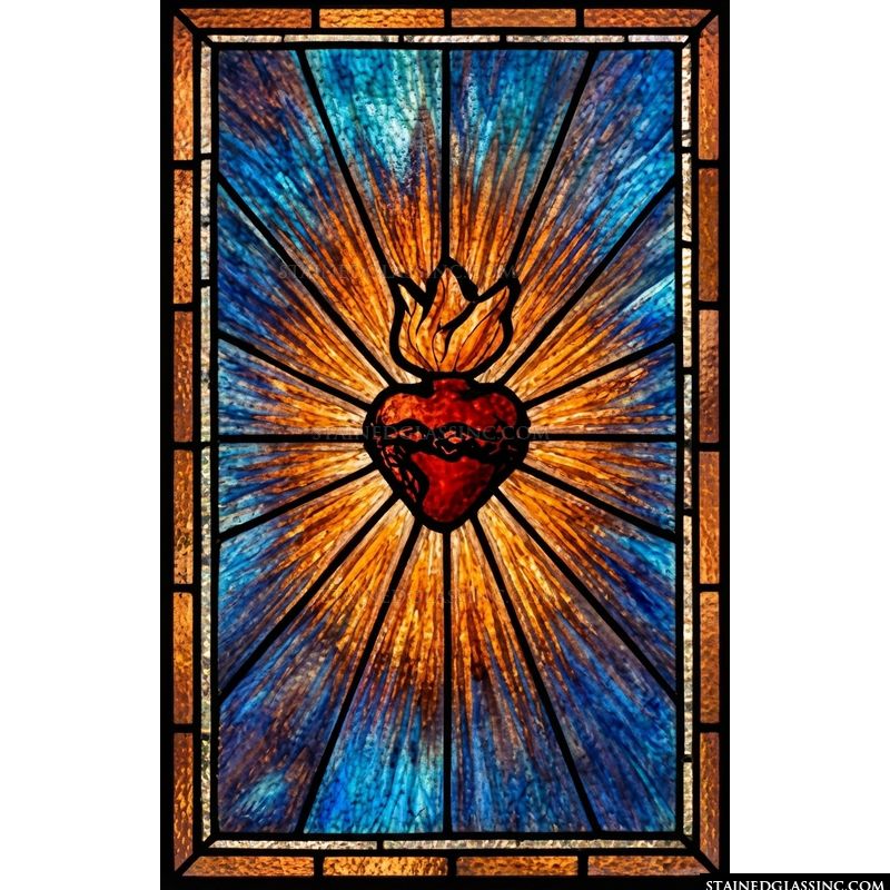 Sacred Heart in Radiant Light