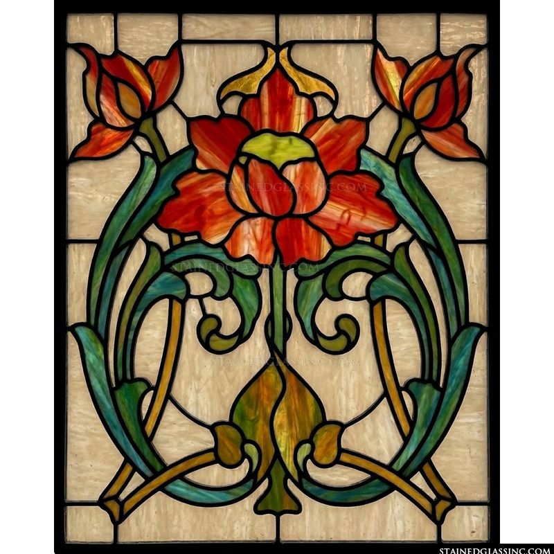 Art Nouveau Floral Bloom
