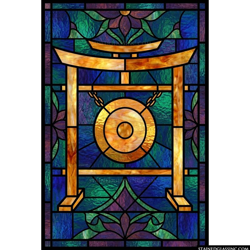 Gong on Torii Stand