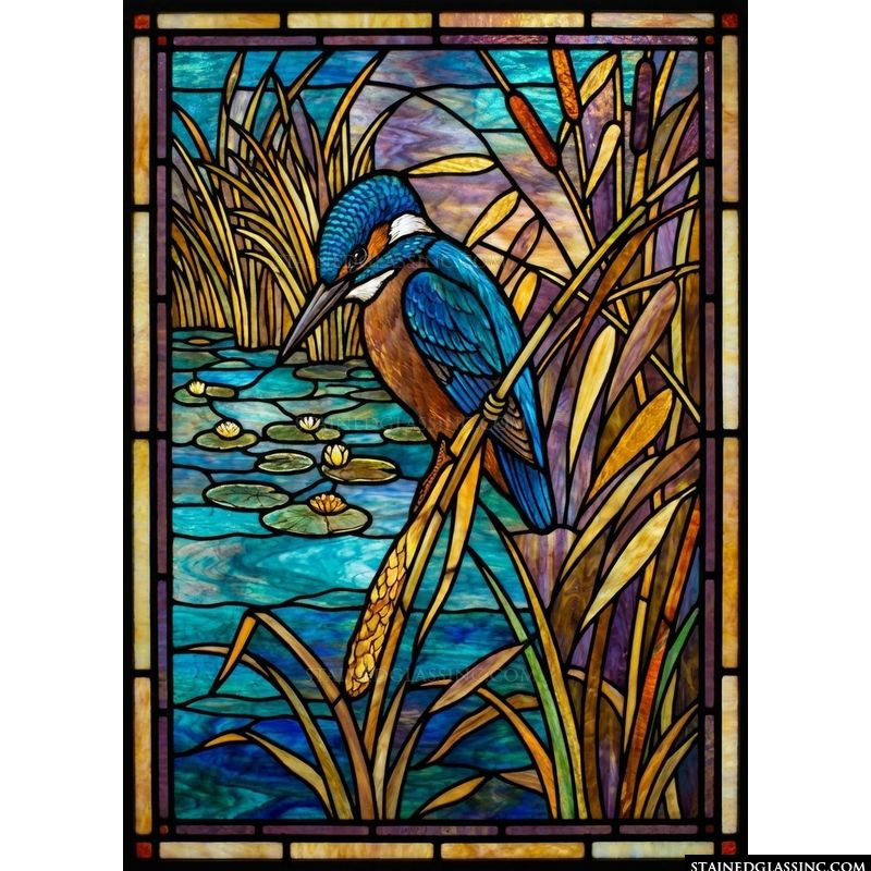 Kingfisher by the Pond