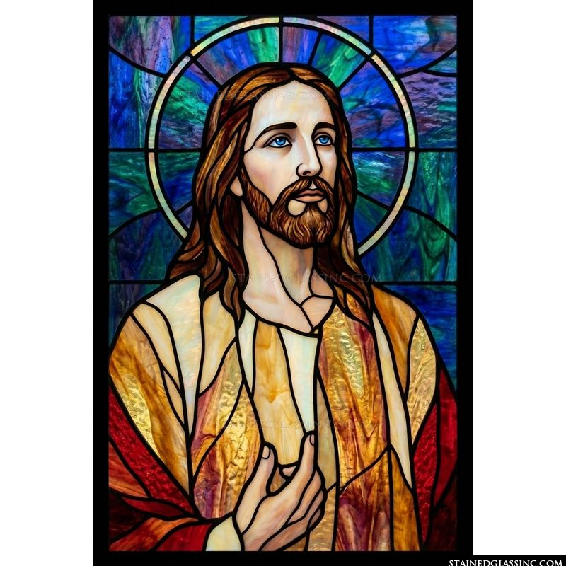 Portrait of Christ with Radiant Halo