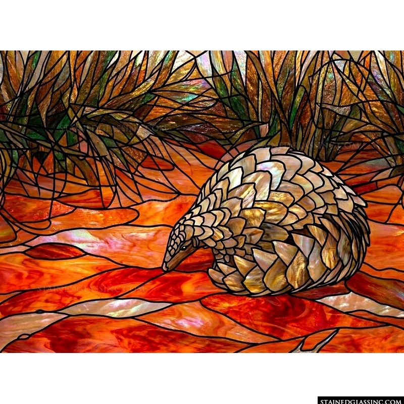 Pangolin in the Golden Grasslands