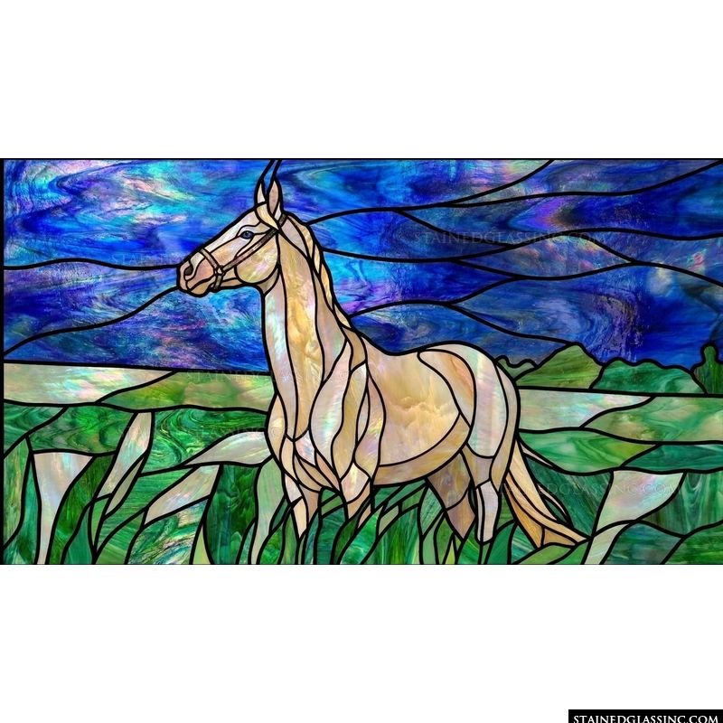 Noble Horse in the Meadow