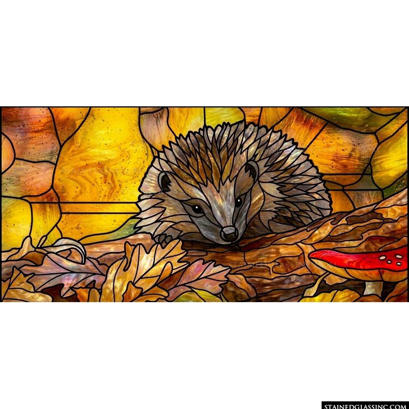 Hedgehog in Autumn Foliage