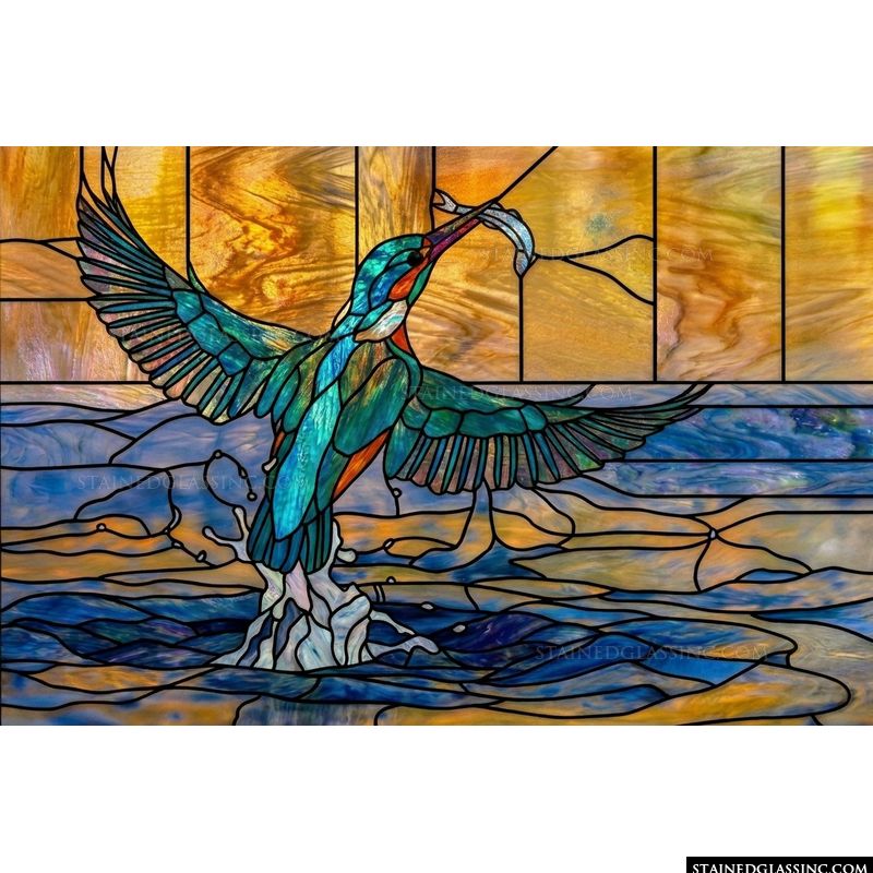 Kingfisher in Flight