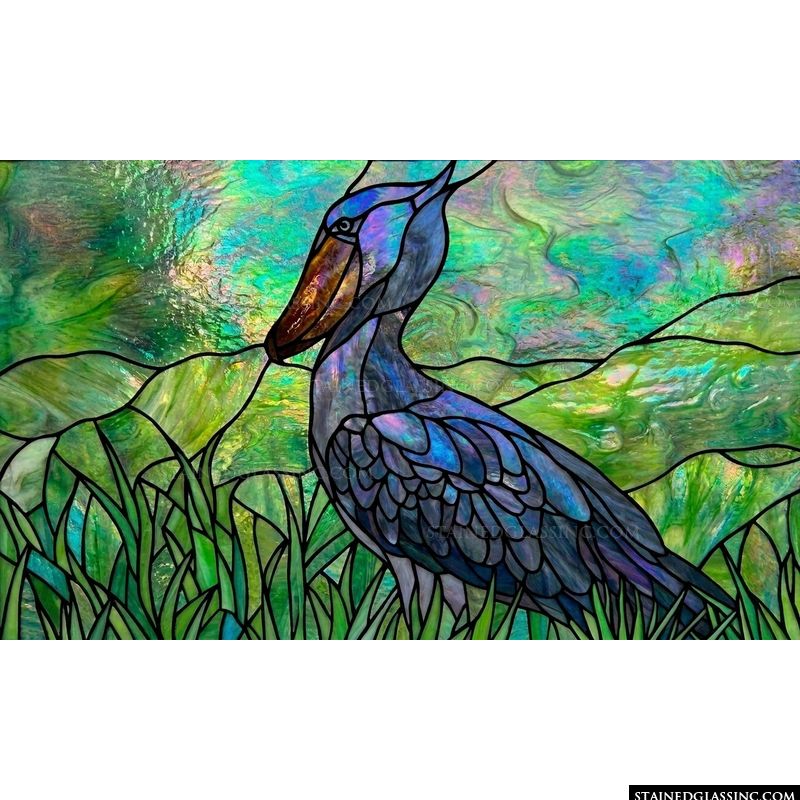 Shoebill Stork in the Marsh