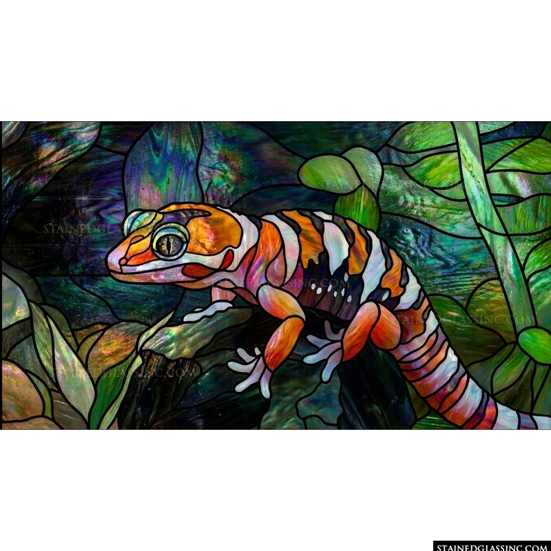 Gecko in a Tropical Rainforest