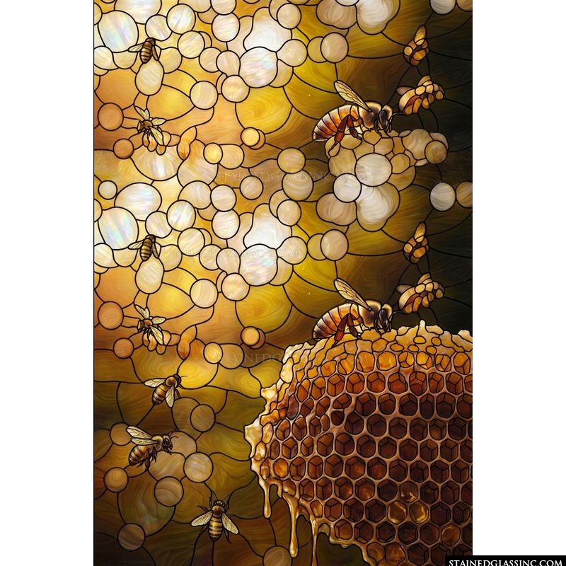 Golden Honeycomb and Busy Bees