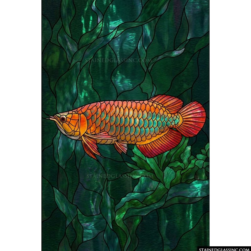 Arowana in Emerald Waters