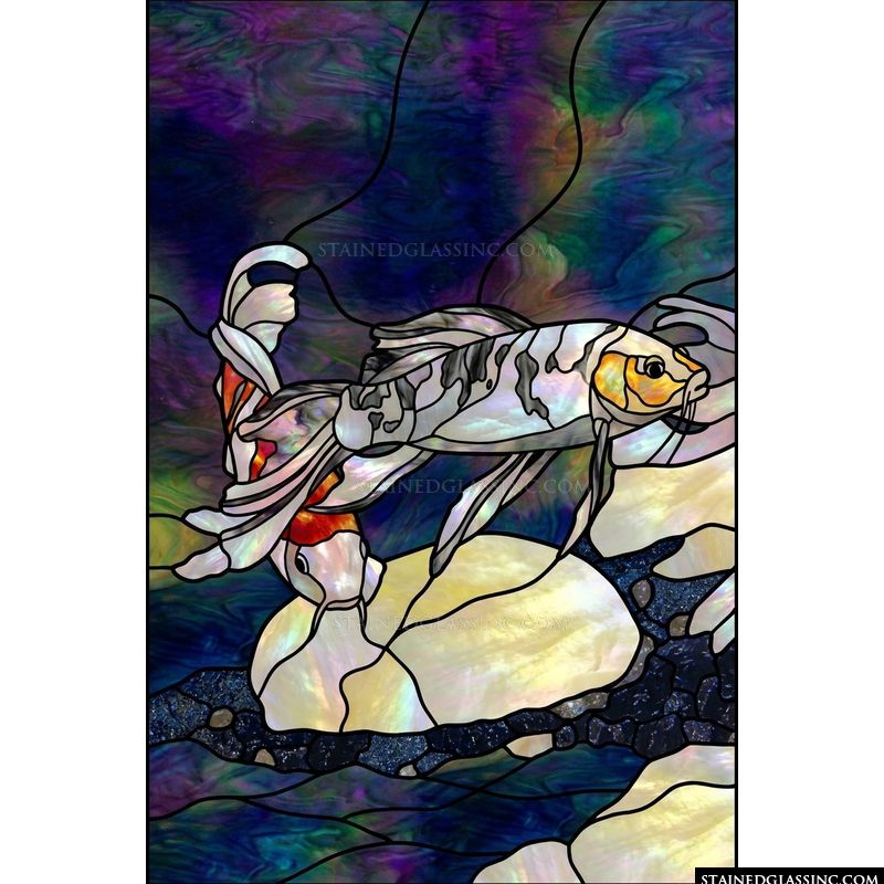 Koi Fish in Deep Waters