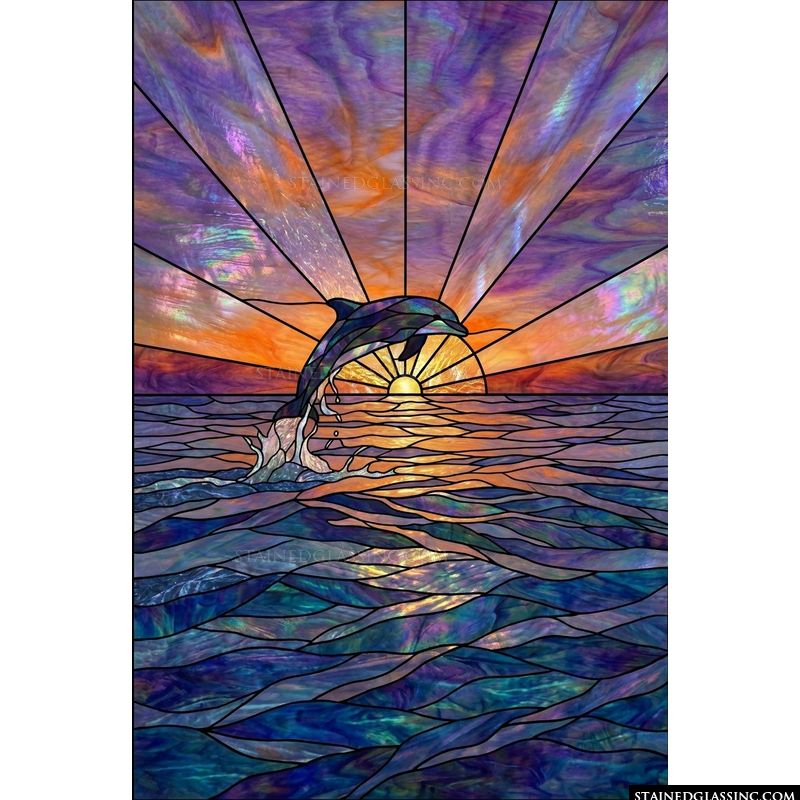 Dolphin at Sunset