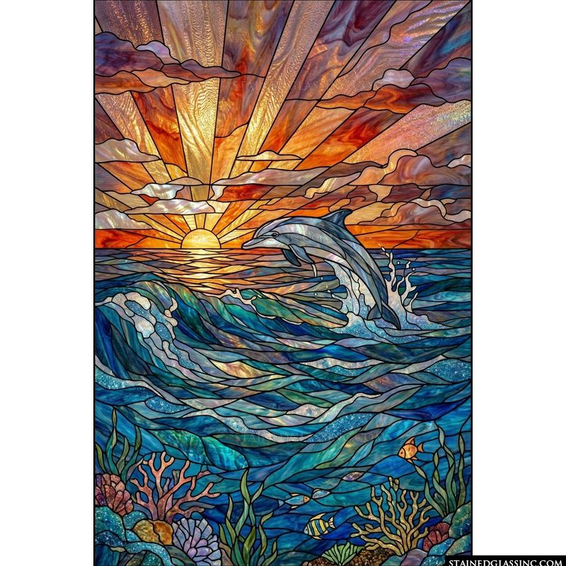 Dolphin at Sunset