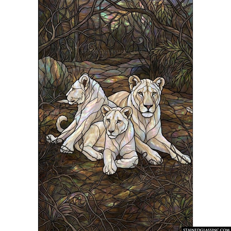 Lioness Pride in the Forest