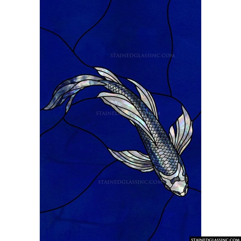 Koi Swimming in Deep Waters