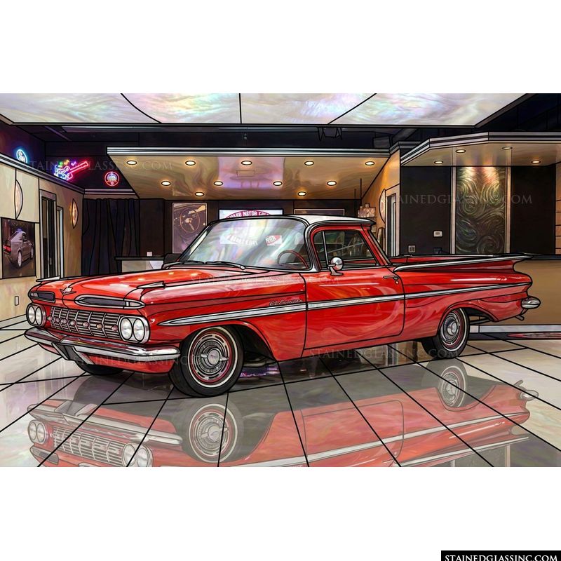 Classic Red El Camino Cruiser
