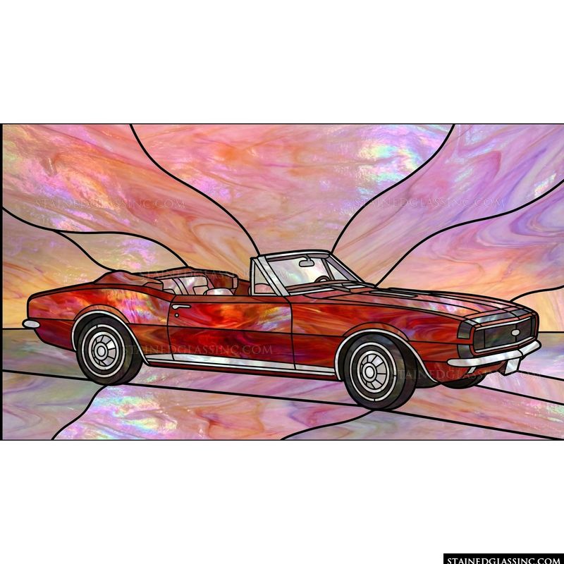 Classic Red Convertible