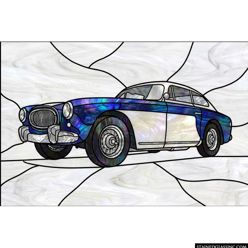 Classic Two-Tone Sports Car