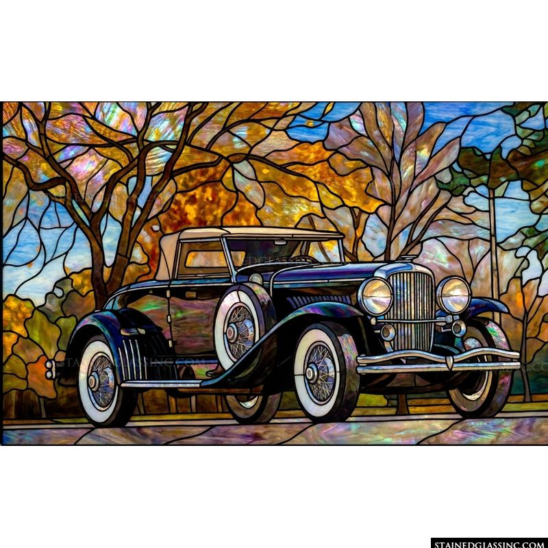 Classic Roadster in Autumn