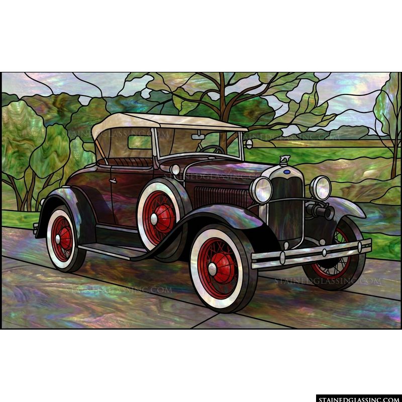 Vintage Roadster in the Countryside