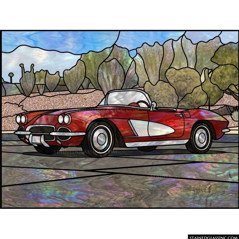 Classic Red Sports Car