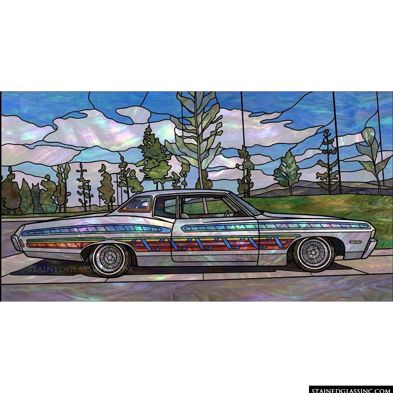 Classic Lowrider in Iridescent Hues