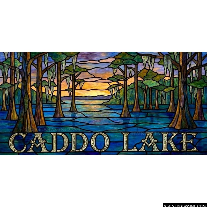 Caddo Lake Cypress Sunset