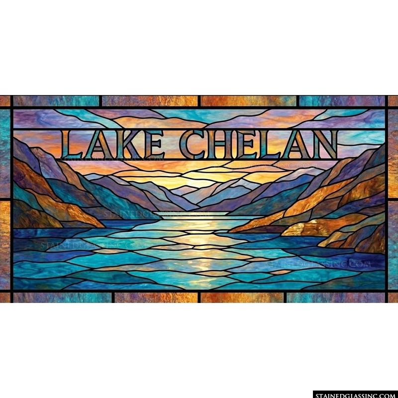 Lake Chelan Sunset Scenic