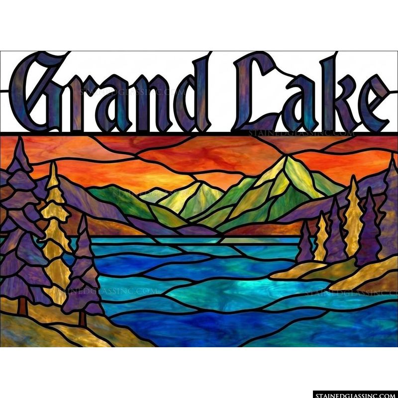 Grand Lake Mountain Landscape