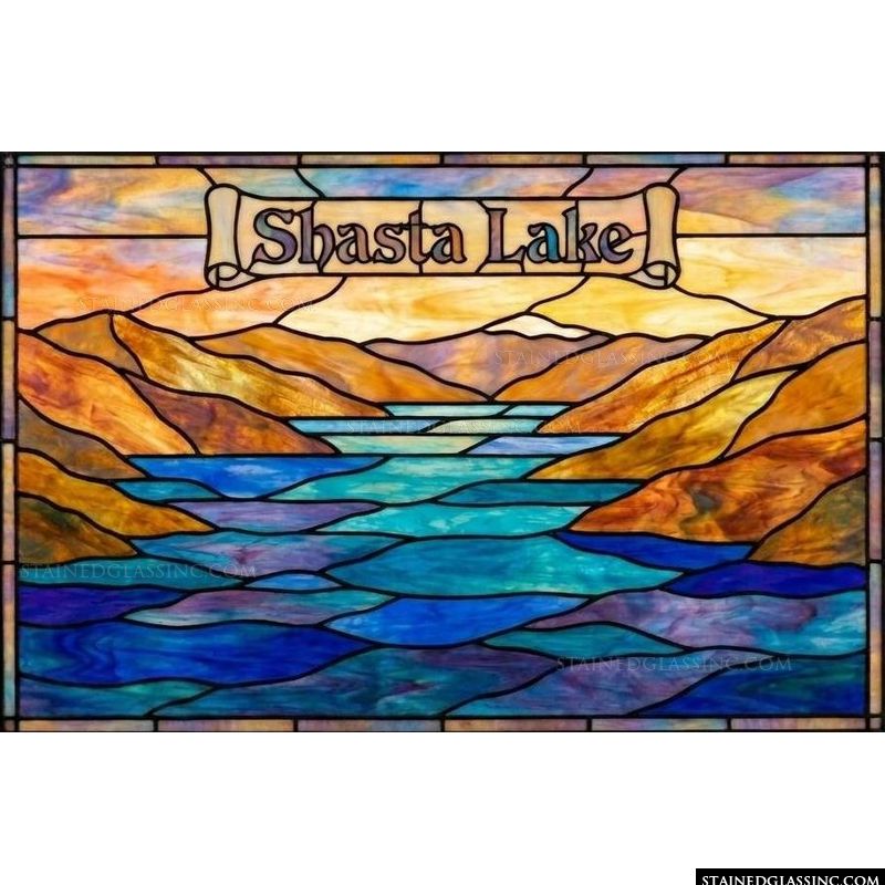 Shasta Lake Scenic Landscape