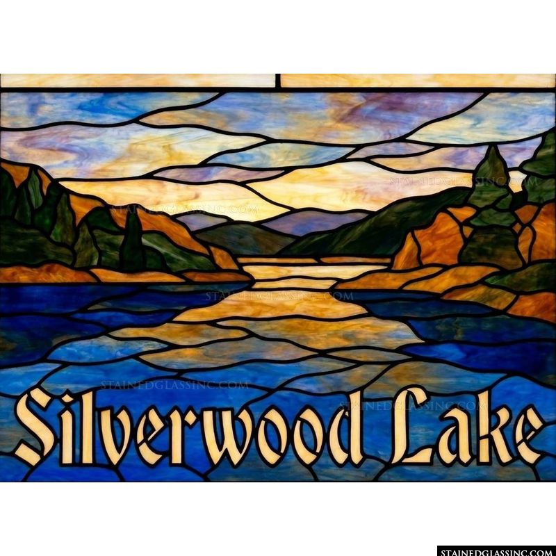 Sunset at Silverwood Lake