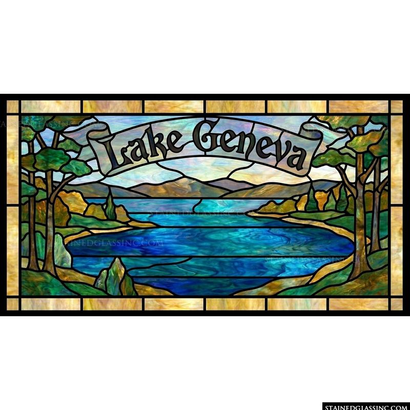 Lake Geneva Scenic Landscape
