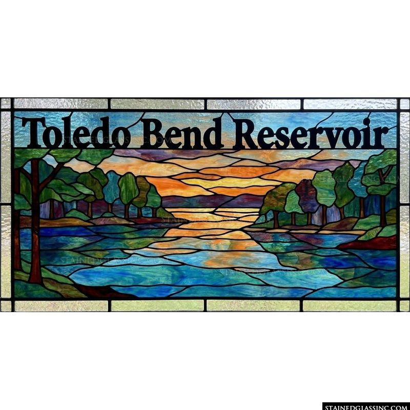 Toledo Bend Reservoir Sunset Landscape