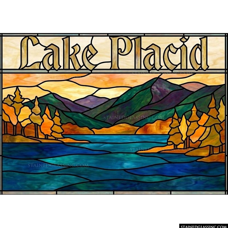 Lake Placid Mountain Landscape