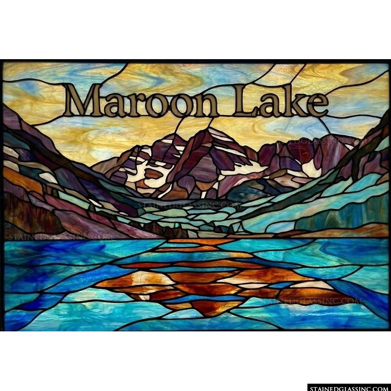 Maroon Lake at Sunset