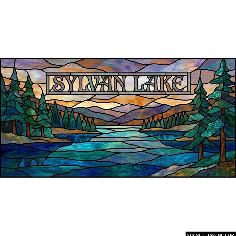 Sylvan Lake Mountain Landscape