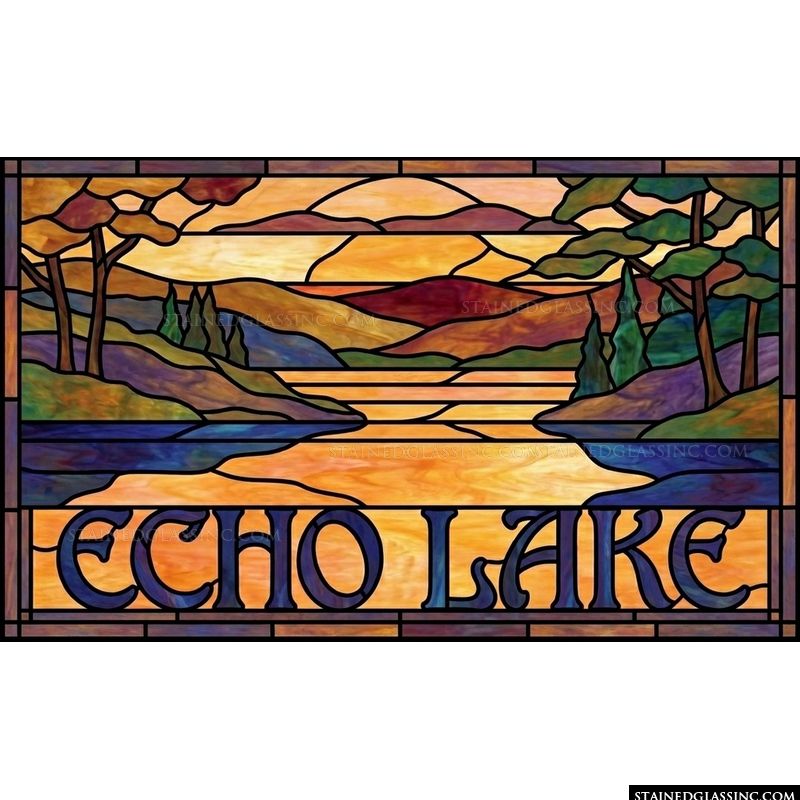 Echo Lake Mountain Landscape