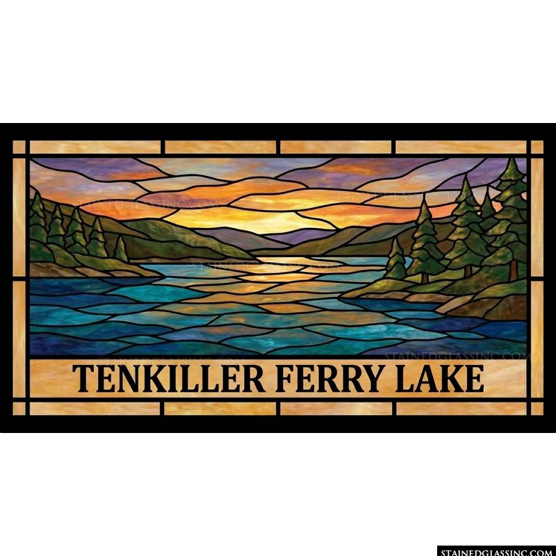 Tenkiller Ferry Lake Sunset