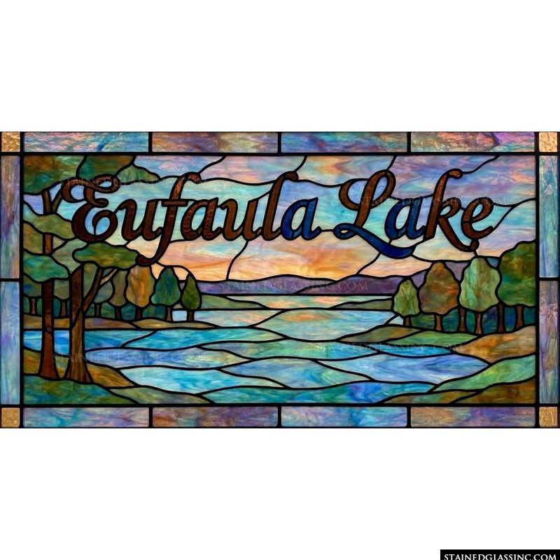 Eufaula Lake Scenic Landscape