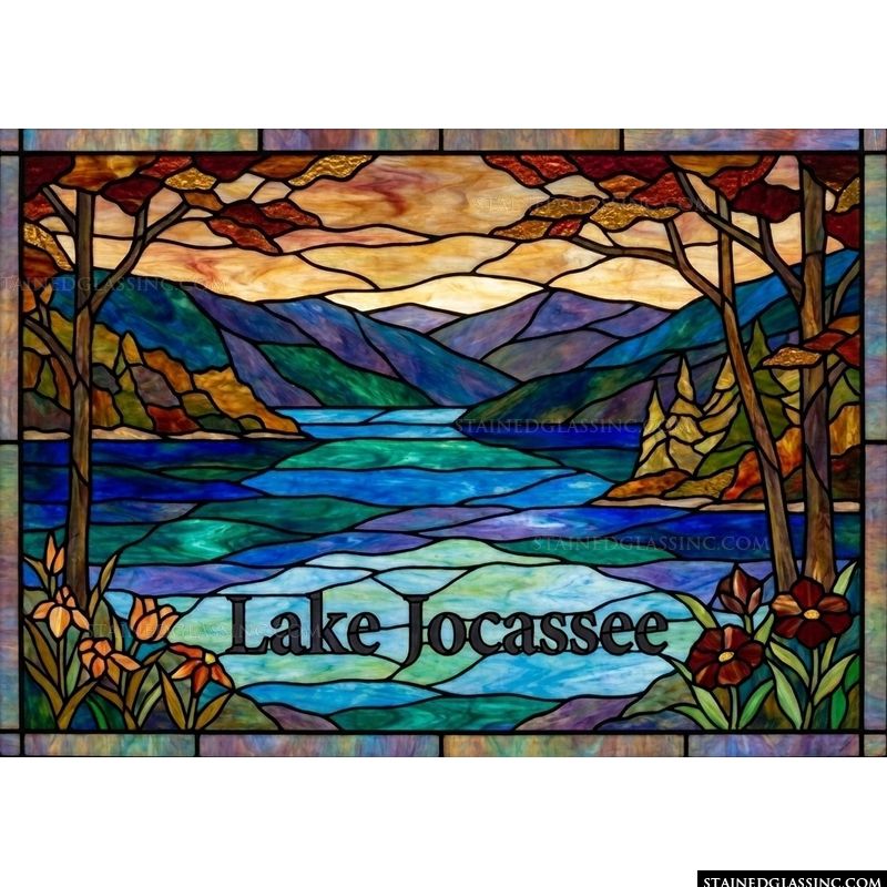 Lake Jocassee Autumn Landscape