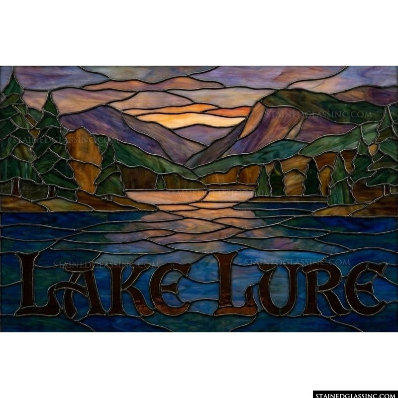 Lake Lure Mountain Sunset