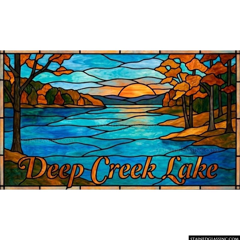 Deep Creek Lake Autumn Sunset