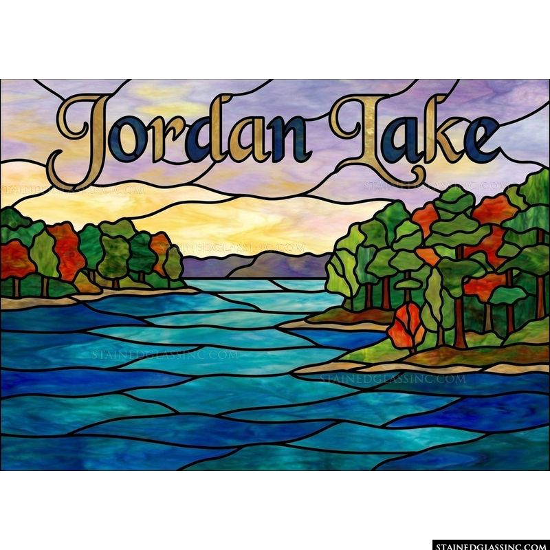 Jordan Lake Scenic Landscape